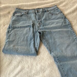 Light Blue Denim Capris